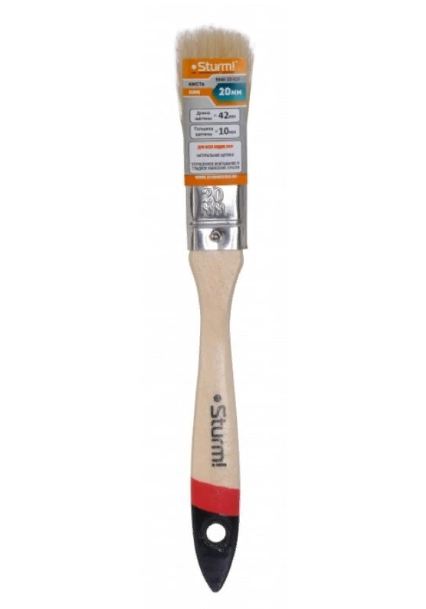 Кисть плоская Sturm 9040-22-020 Euro" 3/4" (20мм)