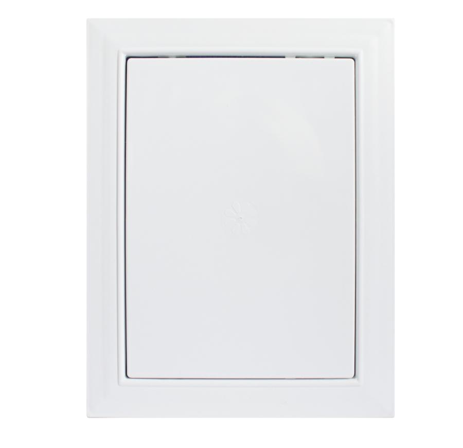 Люк-дверца ревизионная Л3030, 318х318 с фланцем 296х296 АБС