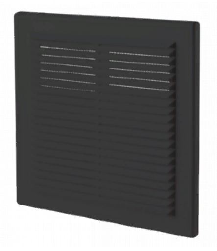 Решетка пластиковая МВ 150-1с черный
