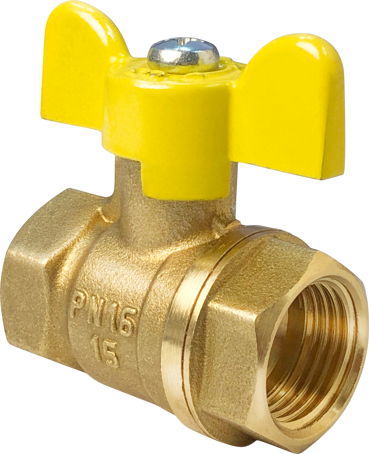 Кран шаровой для ГАЗА VALFEX 1/2" ВР/ВР ручка-бабочка