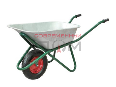 Тачка строительная Профи одноколесная, сталь, 110л