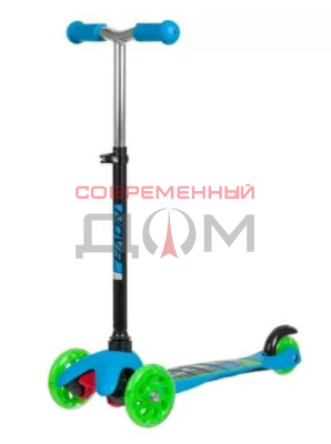 Самокат детский NOVATRACK 120H.DISCOKIDS.SGBL20 Кикборд бирюзовый 141011