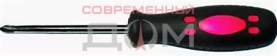 Отвертка USPEX дв.цв.чер/красн.р. CrV 8*200мм "+" /54445/
