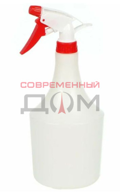 Флакон с распылителем 1 л, пластик, T2023-3297, белый