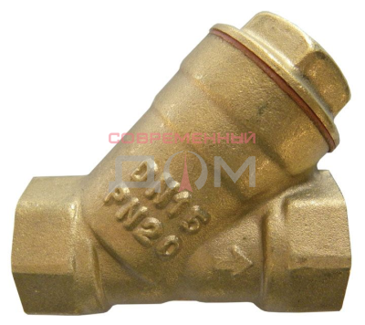 Фильтр USPEX латунный сетчатый косой 1/2" г/г