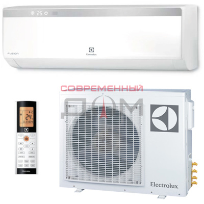 Кондиционер ELECTROLUX Fusion EACS-12HF/N3/out (внеш) + in (внутр) Трещинка слева на лиц. панели