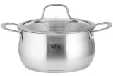 Кастрюля LARA LR02-352 серия ПРОВАНС (нерж) 20x10,5см 3.2л, индукционное дно, крышка