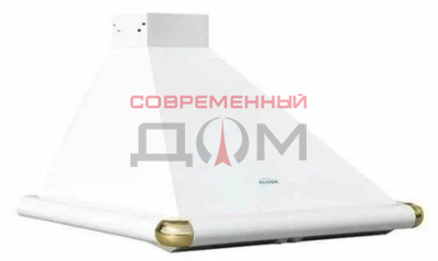 Вытяжка Сатурн 50 см бел/бел/зол УЦЕНКА!!!
