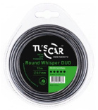 Леска для триммера TUSCAR Round Whisper DUO